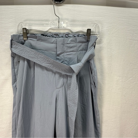 ATHLETA Skyline II Pants Tie Paperbag Waist Sky Blue Size 8 - Picture 5 of 10